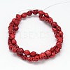 Dyed Synthetic Turquoise Bead Strands G-M145-06-B-2
