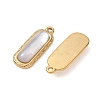 Natural Freshwater Shell Pendants SA-CBA11D7-25A-G-2