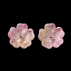 Dyed & Heated Gradient Color Glass Bead Cap GLAA-D307-01-2