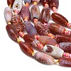 Dyed & Heated Natural Fire Crackle Agate Beads Strands GG-CBAB9C6-A01-02-3
