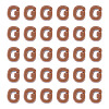 Opaque Acrylic European Beads OACR-TAC0019-006G-2