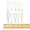 100Pcs Polyester Cord Mobile Straps MOBA-FS0001-02G-5
