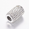304 Stainless Steel Rhinestone Magnetic Clasps X-RB-K005-01-2