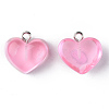 Transparent Resin Pendants X-RESI-R429-30C-1