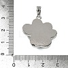 Natural & Synthetic Mixed Gemstone Pendants G-B194-02P-4