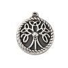 304 Stainless Steel Tibetan Style Pendants STAS-S185-07AS-A-1