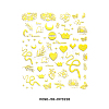 3D Metallic Star Sea Horse Bowknot Nail Decals Stickers MRMJ-R090-58-DP3228-2