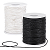 2 Rolls 2 Colors Waxed Cotton Cords YC-PH0001-52C-1