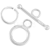 925 Sterling Silver Toggle Clasps STER-BBC0008-56-1
