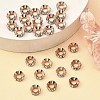 Brass Rhinestone Spacer Beads RB-A020-7mm-01RG-4