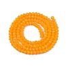 Opaque Solid Color Imitation Jade Glass Beads Strands EGLA-A044-P2mm-D29-3