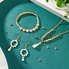   80Pcs 8 Styles Rack Plating Brass Spacer Beads KK-PH0006-28-5