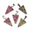 Natural & Synthetic Mixed Gemstone Pendants G-B127-04P-4