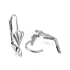 Tarnish Resistant 304 Stainless Steel Leverback Earring Findings STAS-K198-02P-2