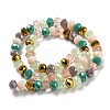 Glass Beads Strands EGLA-A034-M8mm-17-5