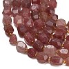 Natural Strawberry Quartz Beads Strands GG-CBA93B2-A01-01-3