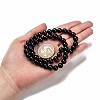 Natural Eyeless Obsidian Beads Strands G-K123-06-14mm-5