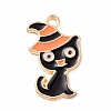 Alloy Enamel Pendants ENAM-M055-08G-1