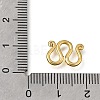 Brass M-Hook Clasps KK-CBA0DF0-14B-G-3