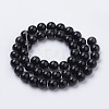 Natural Black Onyx Beads Strands G-S259-19-8mm-2