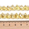 Electroplate Glass Beads Strands EGLA-D030-17-03-3