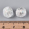 Handmade Foil Glass Beads Strands FOIL-N033-03E-4