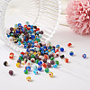 Yilisi 200Pcs 10 Colors Round Millefiori Glass Beads LK-YS0001-01-6