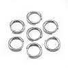 925 Sterling Silver Hoop Earrings X-STER-L057-077B-1