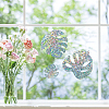 Waterproof PVC Colored Laser Stained Window Film Adhesive Stickers DIY-WH0256-075-7