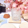 Wood Cabochons and Sponge Scouring Pads WOOD-PH0008-47-5