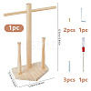 Wooden Baseball Ring Display Holder RDIS-WH0011-37B-2