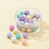 42Pcs Opaque Acrylic Beads SACR-FS0001-20-1