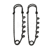 304 Stainless Steel Safety Pins Brooch Findings STAS-C181-01D-B-1