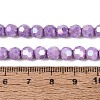 Anti-Tarnish Electroplate Glass Beads Strands EGLA-T021-6mm-15-14-2