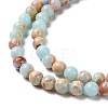 Synthetic Imperial Jasper Dyed Beads Strands G-D077-A01-01I-4