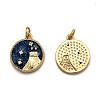 Alloy Enamel Pendants PALLOY-P435-40-RS-2