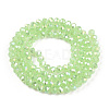 Electroplate Glass Beads Strands EGLA-A044-J1mm-B08-2