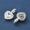 Brass Micro Pave Cubic Zirconia Pendants KK-Z139-05S-03-2