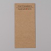 Rectangle Kraft Paper Sublimation Car Coaster Display Cards CDIS-WH0024-18B-02-1