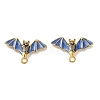 304 Stainless Steel Enamel Pendants STAS-L316-23G-09-1