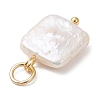Natural Nucleated Pearl Keshi Pendants PALLOY-JF04626-01-5