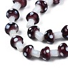 Mushroom Handmade Lampwork Beads Strands LAMP-R116-23-3