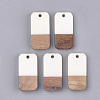 Resin & Walnut Wood Pendants RESI-S358-11D-1