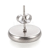 Non-Tarnish 304 Stainless Steel Stud Earring Settings STAS-K202-05E-P-3
