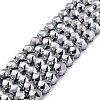 Terahertz Stone Beads Strands G-D461-17B-1