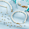 60Pcs 2 Colors Brass Crimp Beads FIND-AR0001-55-5