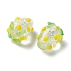 Handmade Foil Lampwork Bumpy Beads Strands FOIL-Z001-05F-3