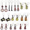 AHADERMAKER 20Pcs 10 Style Silicone Pendant Keychains KEYC-GA0001-22-1