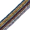 Electroplate Synthetic Non-magnetic Hematite Beads Strands G-F740-02B-1