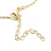 Brass Clear Cubic Zirconia Pendant Necklaces for Women NJEW-M009-05G-C-3